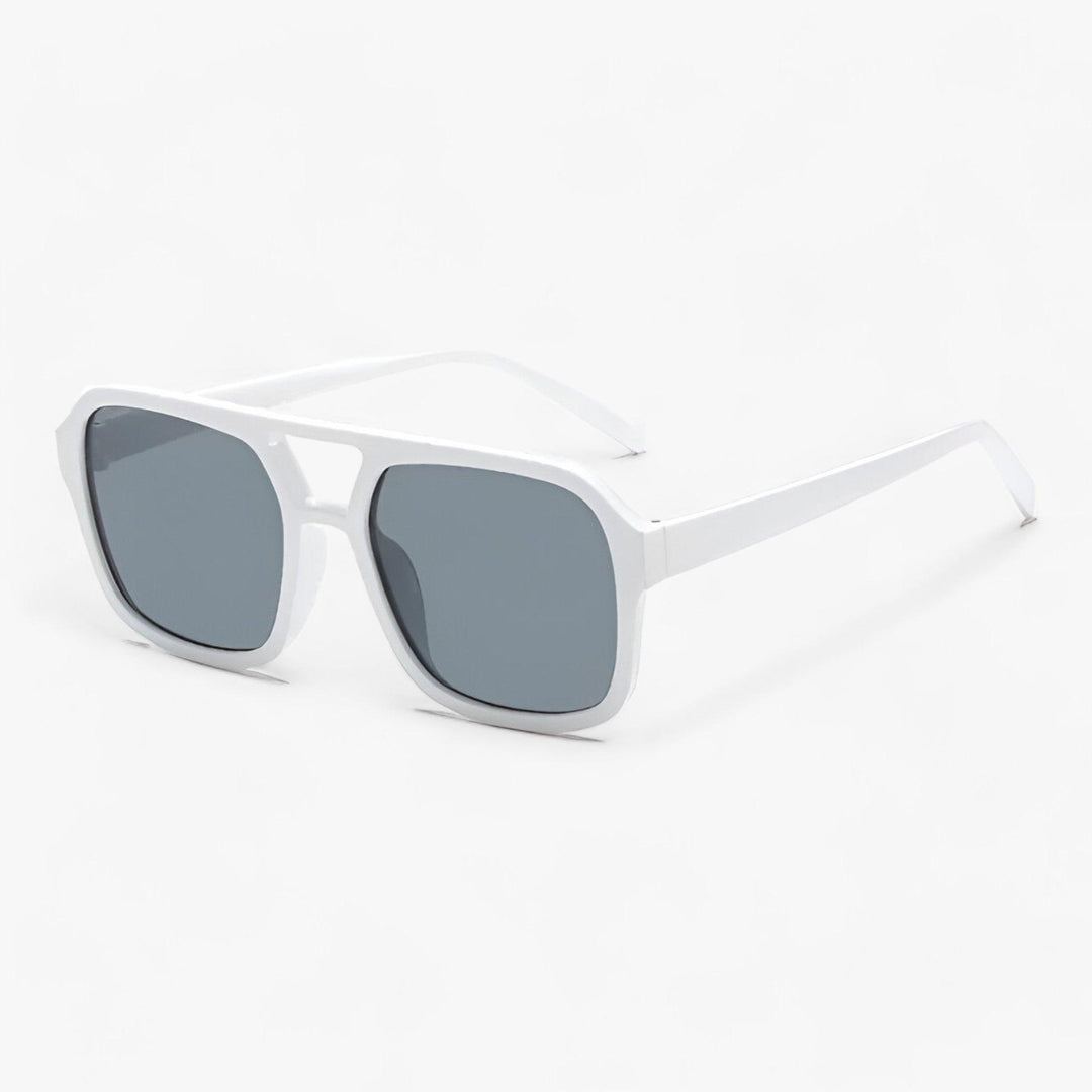 Unisex Vintage Sonnenbrille, eckig & oversized, perfekt für Sommer, Strand, Freizeit & UV-Schutz.