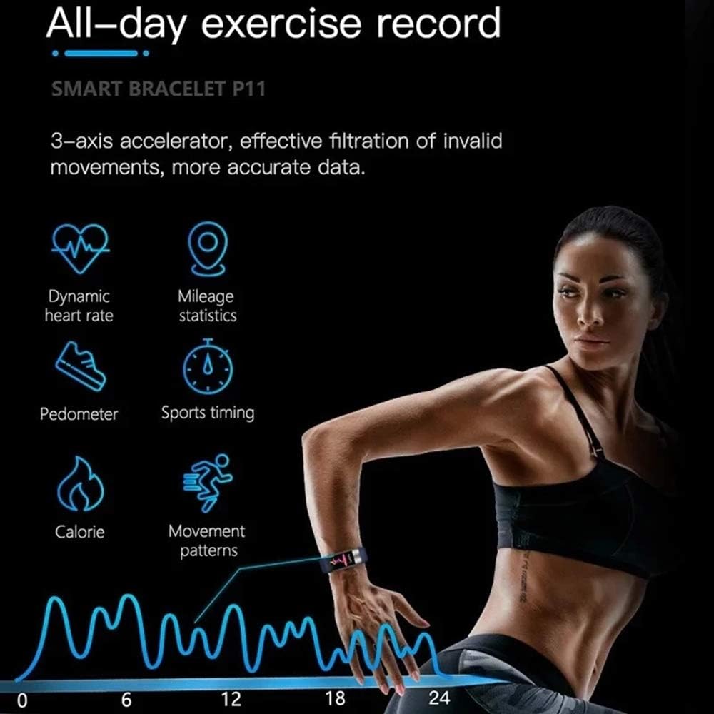 Smarte VitalBand Uhr zur umfassenden Gesundheitsüberwachung: EKG, Blutdruck, Herzfrequenz & Fitness-Daten.
