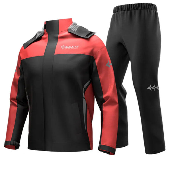 Faltbare, wasserdichte Unisex Regenjacke, platzsparend & leicht zu transportieren für unterwegs & Reise.