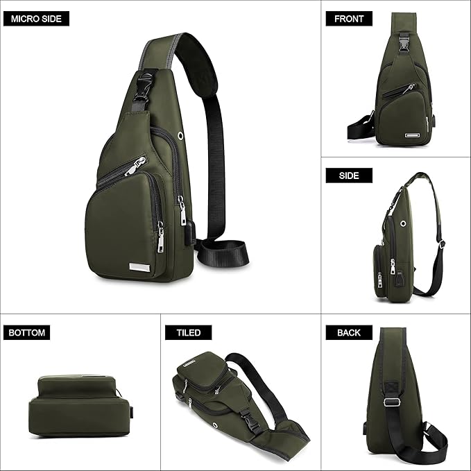 Aktives wasserdichtes Sling Bag für den modernen, abenteuerlustigen Lebensstil in der Stadt.