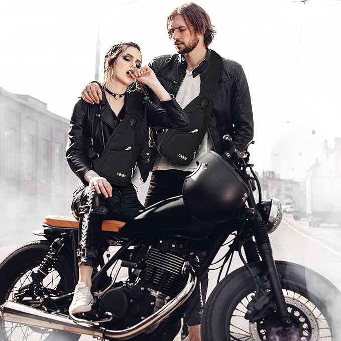 Unisex wasserdichtes Sling Bag, perfekt für Pendler, Radfahrer und Outdoor-Enthusiasten.
