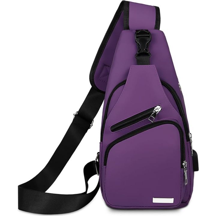 Stilvolle wasserdichte Unisex Brusttasche, kompakt und praktisch für den organisierten Alltag.