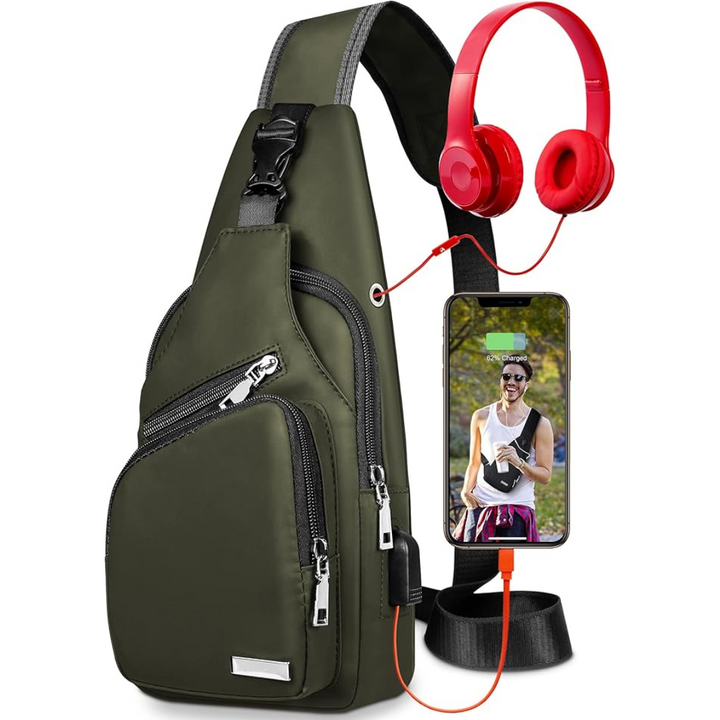Kompaktes wasserdichtes Reisesling Bag, schützt Dokumente und Gadgets vor Nässe.