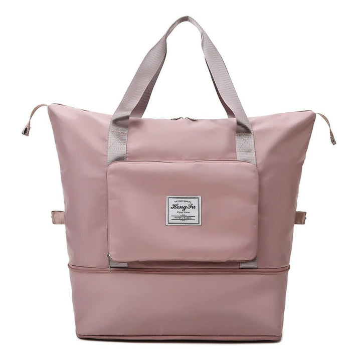 Faltbare Unisex Reisetasche als Handgepäck. Wasserdicht und leicht, ideal für kurze Trips & Flugreisen.