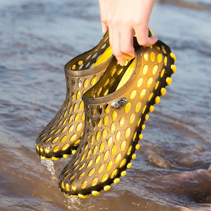 Robuste Unisex Outdoor-Wasserschuhe, schnelltrocknend & rutschfest für Wandern am Wasser & Strandaktivitäten.