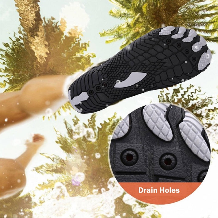 Leichte Unisex Aquaschuhe für Strand & Wasser, bieten rutschfesten Halt & flexible Passform; ideal für Freizeit & Sport.