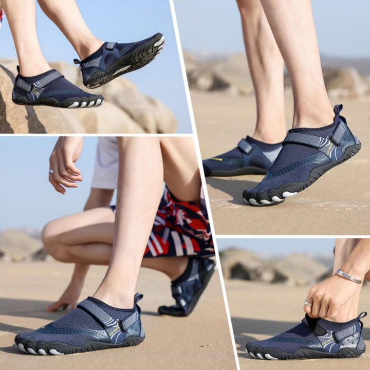 Barfußschuhe für Damen & Herren, perfekt für Outdoor, Strand & Wassersport; flexibel, atmungsaktiv & schnelltrocknend.