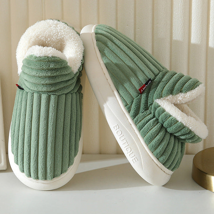 Unisex Winterhausschuhe Elise: Luxuriöse Wärme & Komfort für Damen & Herren zu Hause.