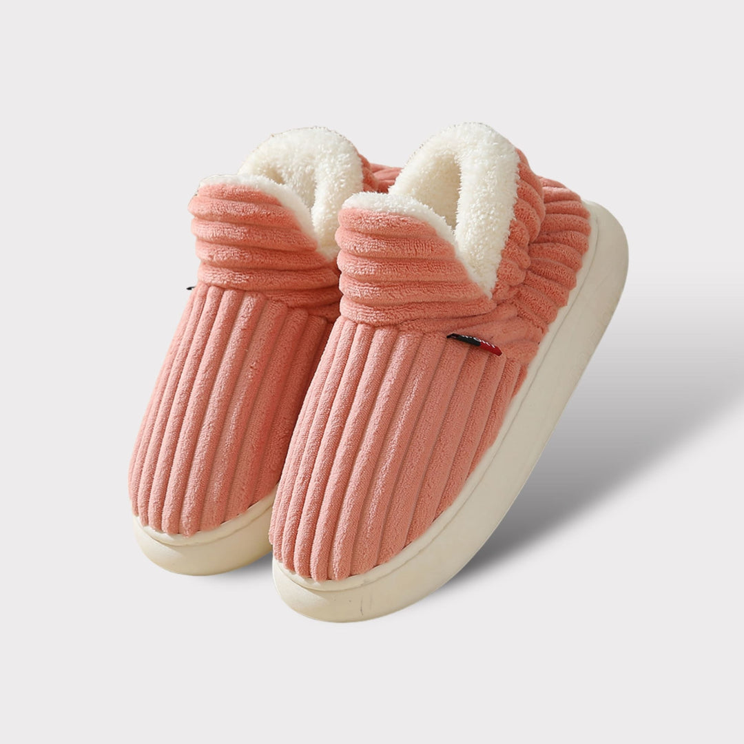 Detail Elise Winterhausschuhe: Unisex, luxuriöse Wärme & weicher Komfort für Damen & Herren.