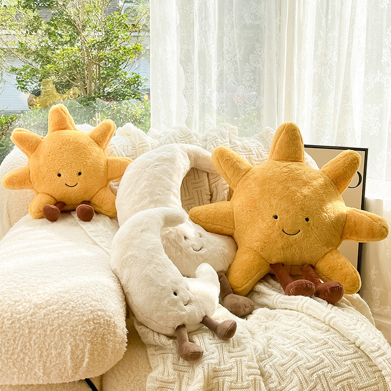 Mystisches Zierkissen als Geschenk: Sonne und Mond für eine einzigartige Heimdekoration in jedem Zimmer.
