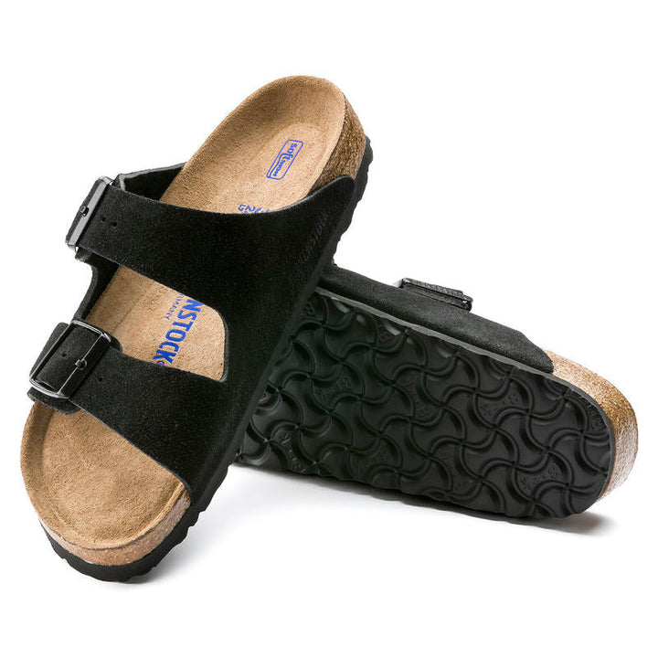 Wellness für die Füße: Unisex Zweiriemen Sandalen mit weichem, stützendem Fußbett.