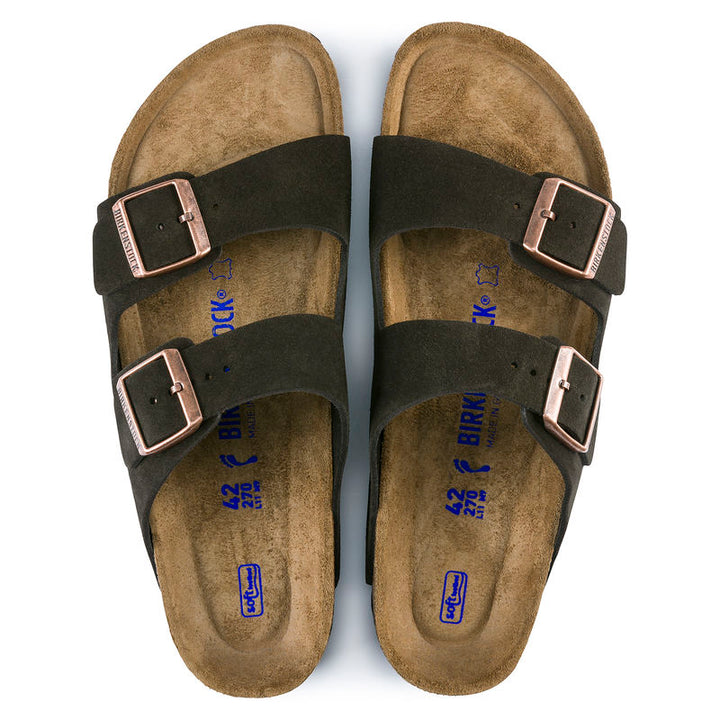 Gesundheitsfördernde Unisex Sandalen: Zweiriemen, weiches Fußbett, dämpfend.