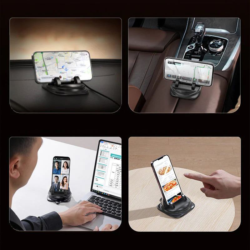 KFZ Smartphonehalterung: sicherer, stabiler Handyhalter mit 360° Drehung für Autofahrten.