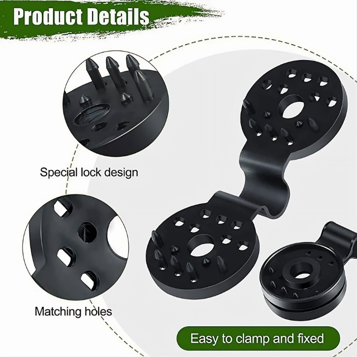 Robuste Clips für Schattennetze, ideal zur schnellen Befestigung von Sichtschutz und Sonnenschutz im Garten.