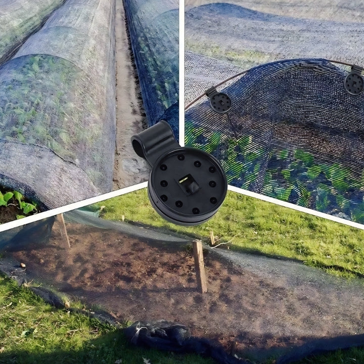 Sichere Befestigungs-Clips für Schattennetze, Markisen & Planen, halten Ihr Gartenzubehör zuverlässig.