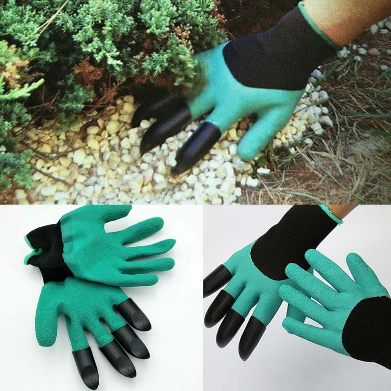Universelle Gartenhandschuhe mit Krallen zum Graben & Pflanzen. Robuste Schutzhandschuhe für komfortable Gartenarbeit.