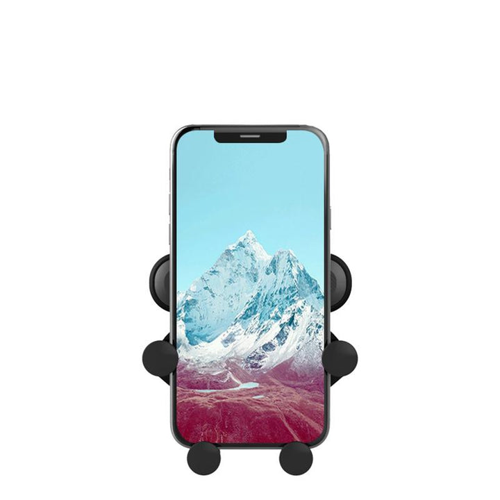 Stabile Kfz Handyhalterung für Lüftungsgitter; universell passend für alle Smartphones im Auto.