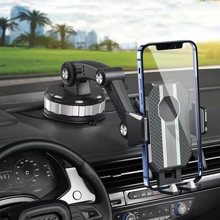 Universeller Handyhalter fürs Auto mit starker Saugkraft. Ideal für alle Smartphones und Fahrzeugtypen.