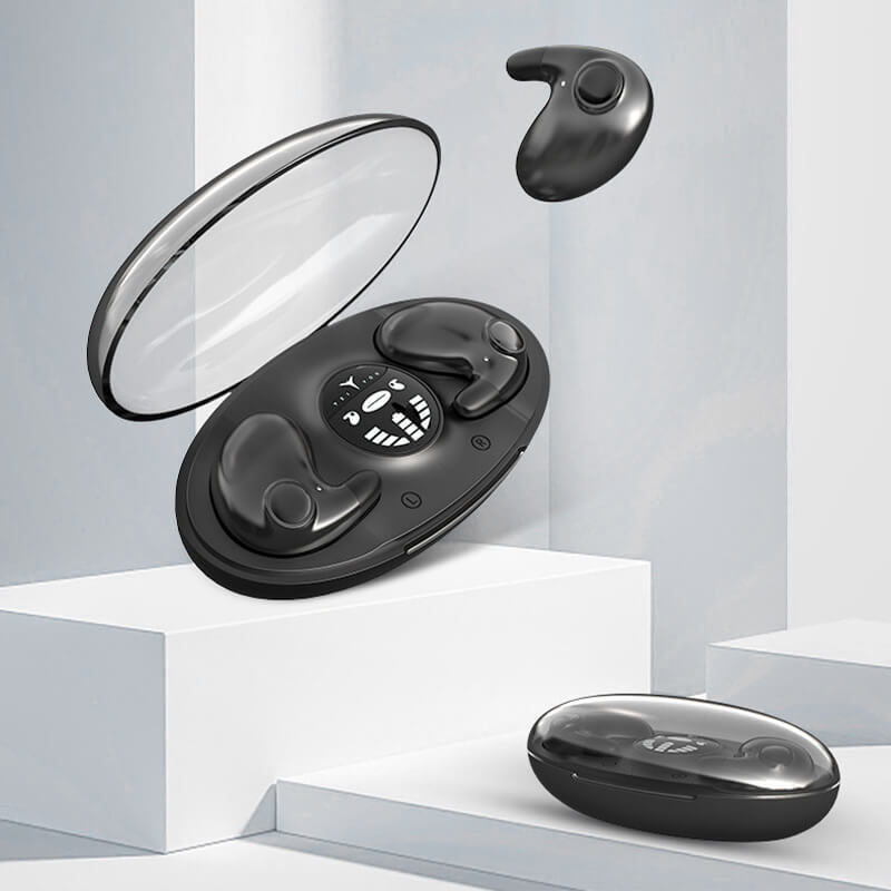 Ultra-leichte, bequeme In-Ear-Ohrhörer mit Geräuschisolierung für ruhigen Schlaf.