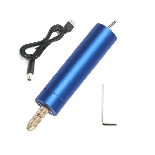 Hochwertige USB Bohrmaschine mit Aluminiumgriff; perfektes Bastelwerkzeug & DIY Werkzeug für jeden.