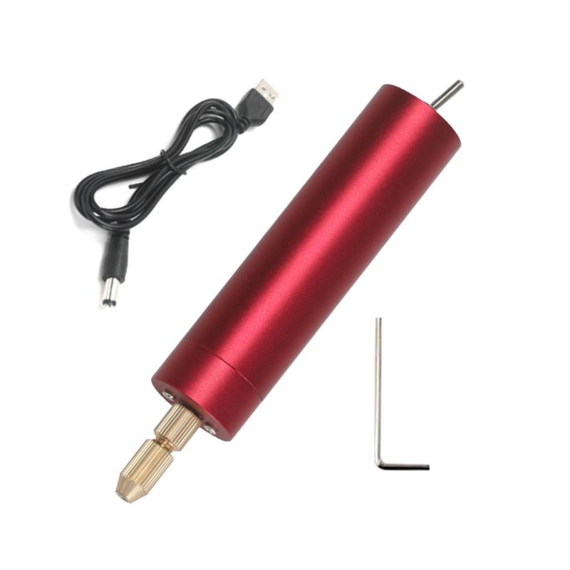Präzisions-Mini-Bohrmaschine mit USB-Anschluss; ideal für filigrane Arbeiten in Bastel- & Kunstprojekten.