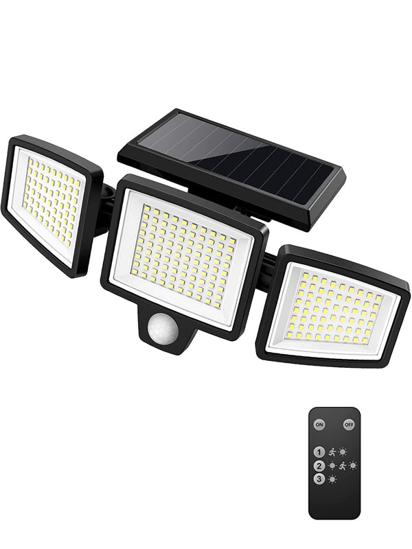 Vailora260408 Intelligente Solar LED Sicherheitsleuchte mit Bewegungssensor für Außenbereich.