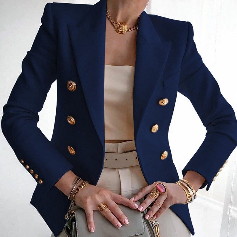 Schicker Damen Blazer, ideal für Bürokleidung und als stilvolles Oberteil für Business & Freizeit.