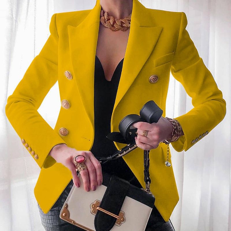 Damen Blazer mit elegantem Schnitt, langarm, perfekt als Jacke für Damen in Business & Mode.