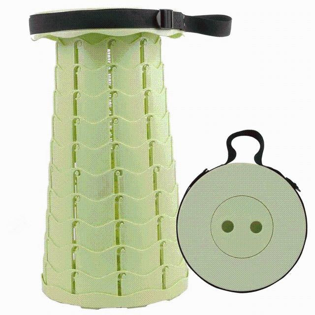 Ergonomischer Klapphocker, kompakt und robust, für entspannte Stunden im Freien.