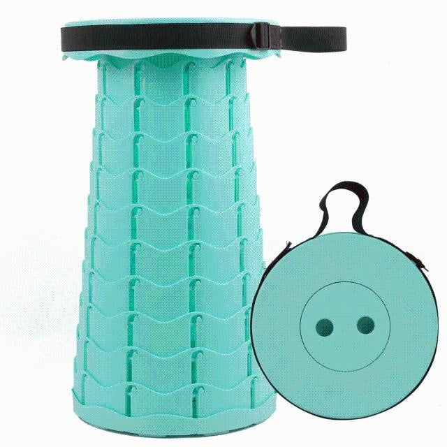 Moderner verstellbarer Klapphocker, leicht & stabil, für jede Outdoor-Aktivität.