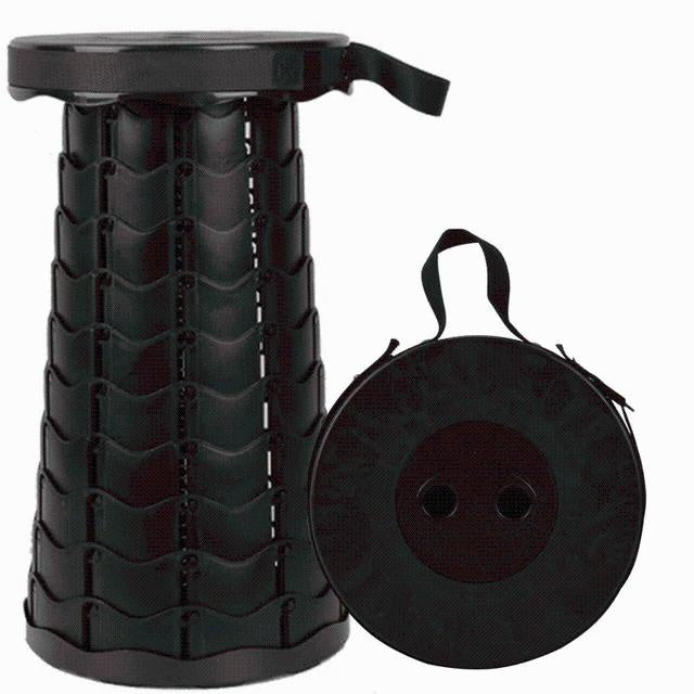 Outdoor Klapphocker: verstellbar, robust, ideal für Camping, Picknick & Events.