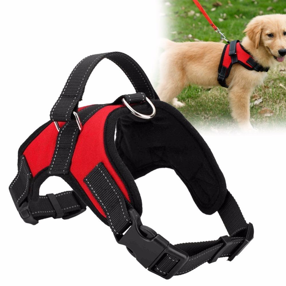 Universelles Hundegeschirr, verstellbar für kleine, mittlere und große Hunde. Robustes Tierzubehör für Outdoor.