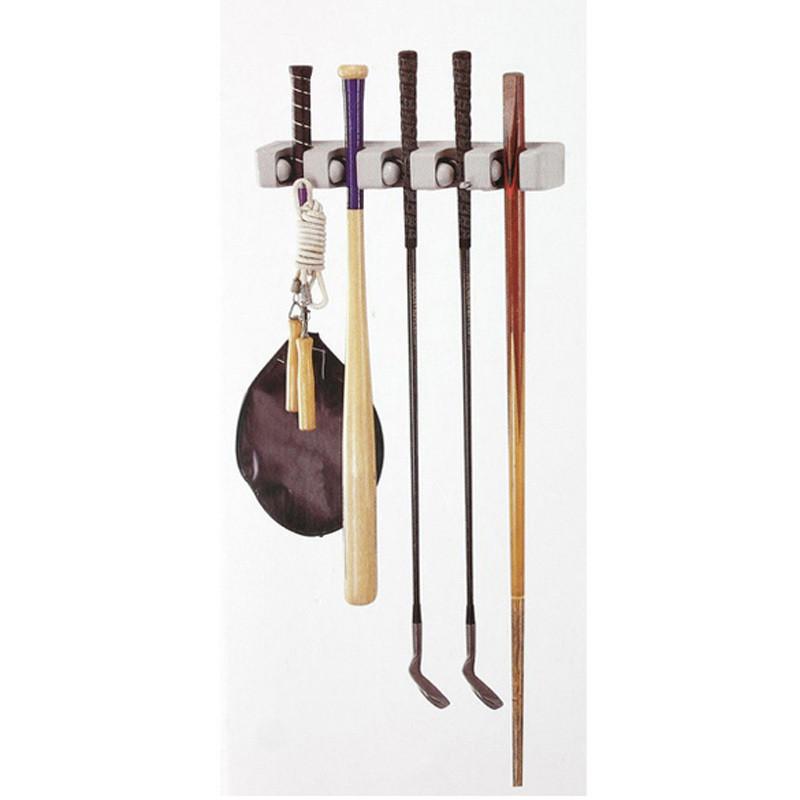 Langlebiger Gerätehalter aus Kunststoff. Perfekt als Besenhalter, Mophalter & für Gartengeräte im Gartenbereich.
