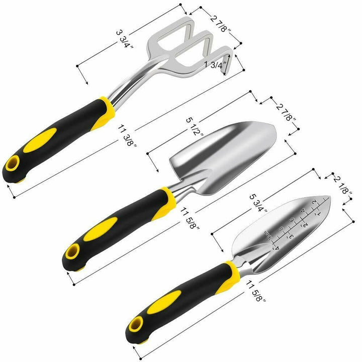 Scharfe Gartenschere mit komfortablen Griffen aus dem Gartenwerkzeugset. Ideal für präzise Schnitte.