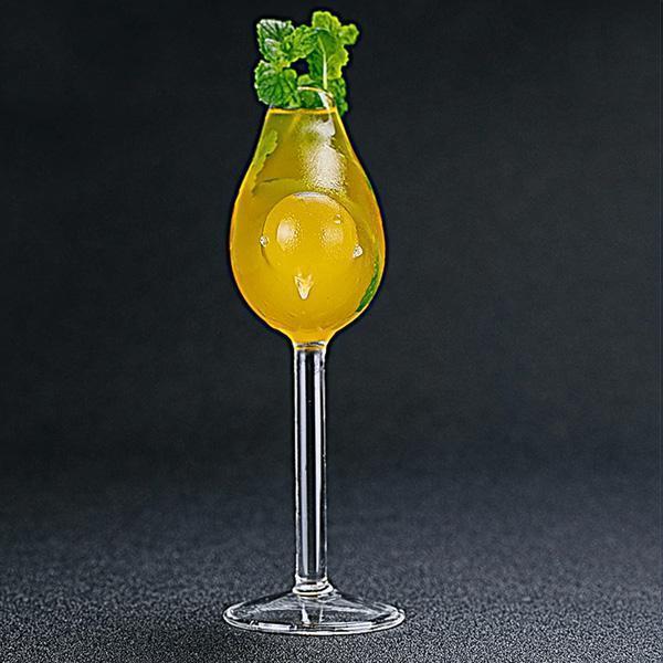 Vogel-Cocktailglas aus robustem Borosilikatglas, das perfekte Geschenk für Cocktail-Liebhaber.