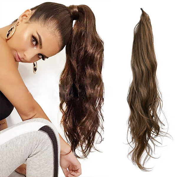 Haarschmuck Pferdeschwanz Haarteil. Natürlicher Look mit Volumen, einfach anzubringen für Damen.