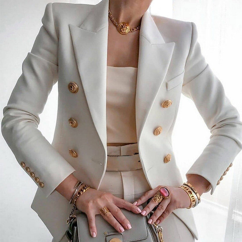 Moderner Damen Freizeit Blazer, eleganter Schnitt, perfekt für einen Casual Chic Look & schicke Oberteile.