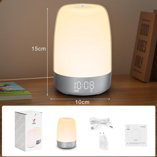 Aurora Wake-up-Light: Sonnenaufgangssimulator & Nachtlicht für sanftes Erwachen, ideal als Schlafhilfe.