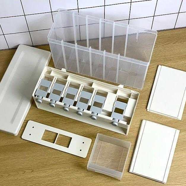 Praktischer Wand-Dispenser für Cerealien, Reis & Trockenfutter. Ein Must-have Küchenhelfer zur einfachen & sauberen Entnahme.