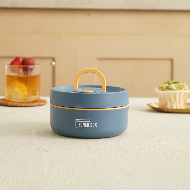 Kompakte elektrische Lunchbox, ideal für Pendler und lange Arbeitstage.