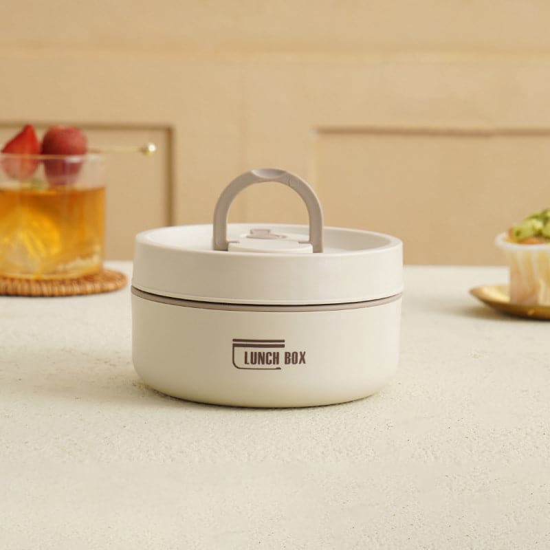 Stilvolle elektrische Lunchbox in modernem Design, praktisch und funktionell.