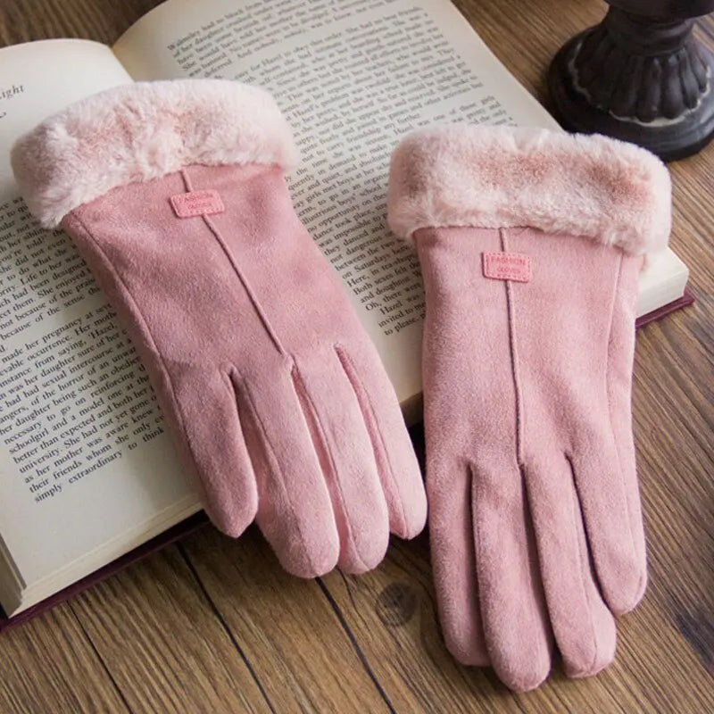 Elegante Frauenhandschuhe für Winter & Outdoor, warm, bequem und mit Touchscreen.