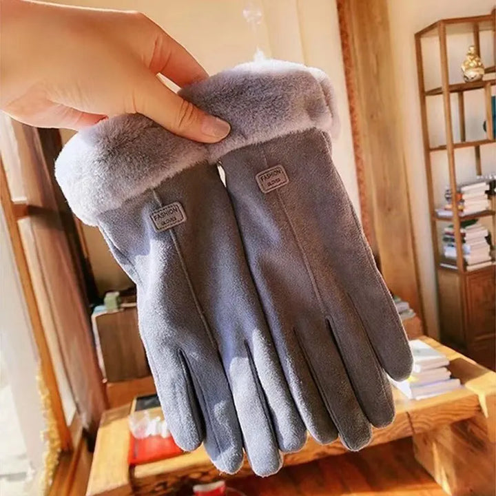 Schicke Frauenhandschuhe, warm und elegant, mit Touchscreen-Funktion für Herbst/Winter.