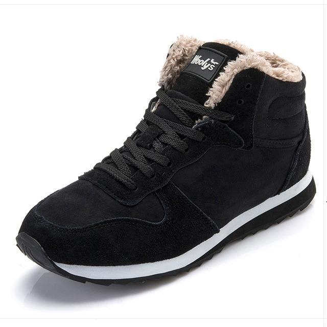 Premium Herren Winterschuhe, warm und stilvoll für die kalte Jahreszeit.