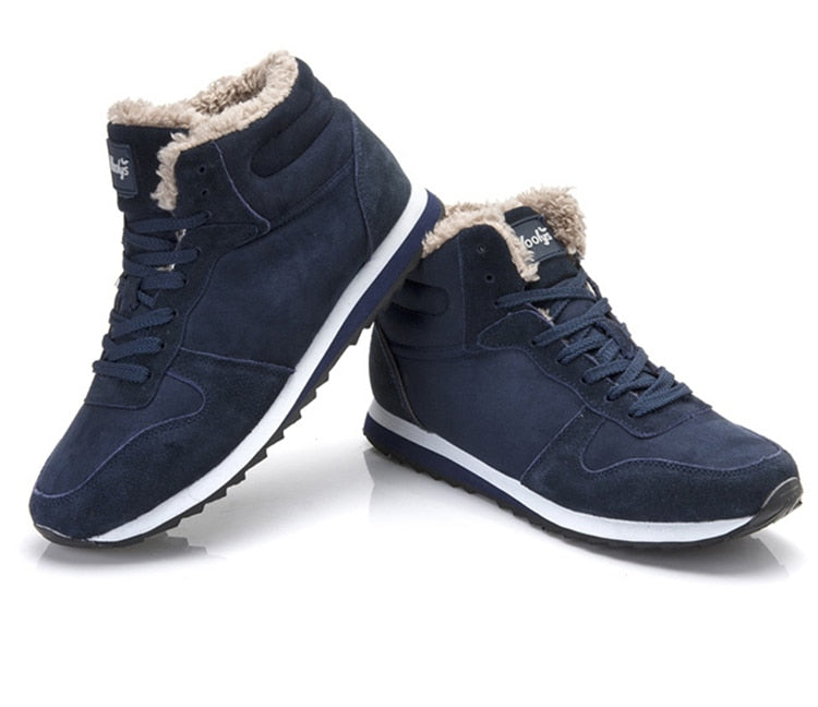 Outdoorschuhe Herren für den Winter, robust, warm und mit starkem Profil.