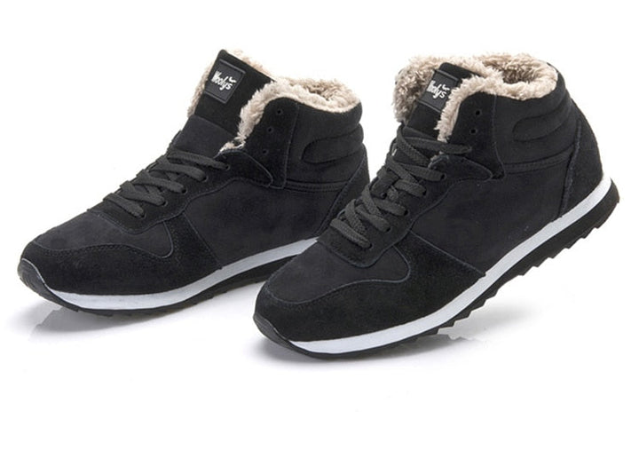 Hochwertige Herren Premium Winterstiefel, garantieren Komfort & Wärme für den Winter; wetterfeste Outdoor-Schuhe.