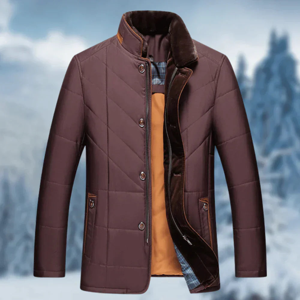 Hochwertige Herren Pufferjacke für optimalen Kälteschutz. Warme Outdoor-Jacke für den Winter in moderner Optik.