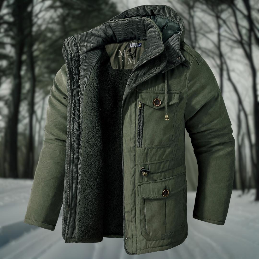 Stilvolle Herren-Winterjacke für Freizeit und Outdoor-Aktivitäten. Modisch und funktional.