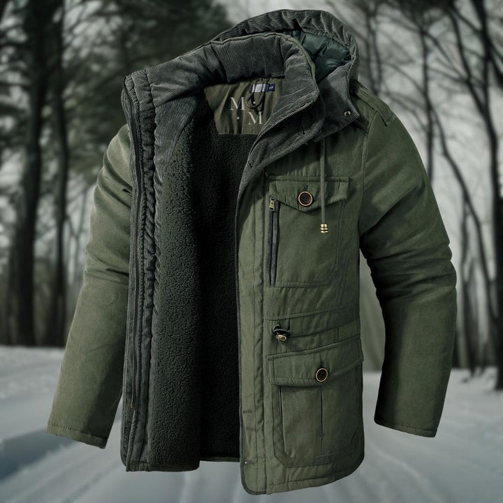 Stilvolle Herren-Winterjacke für Freizeit und Outdoor-Aktivitäten. Modisch und funktional.