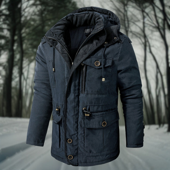 Trendige Herren-Winterjacke, wasserabweisend und atmungsaktiv. Dein Begleiter durch den Winter.